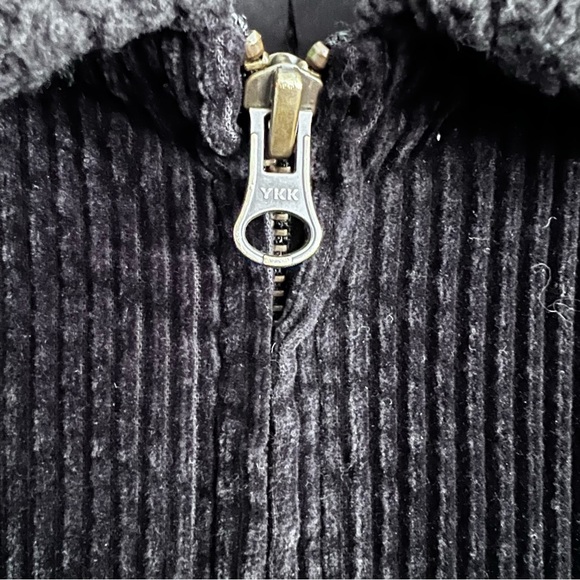 J Jill Heritage Tumbled Cord Coat in Black size Large - Picture 8 of 13